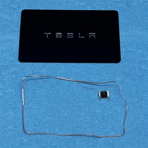 Tesla rfid key card storage